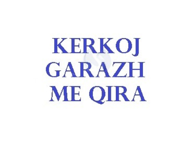 Kerkoj garazh me qira / Prishtine