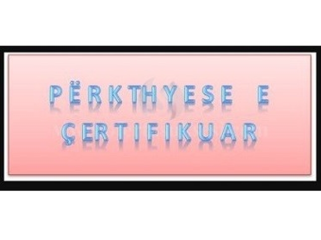 Përkthyese e çertifikauar