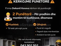 Ofroj pune per dy punetor per prodhim